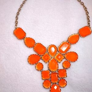 Gorgeous necklace faceted stone looking beads